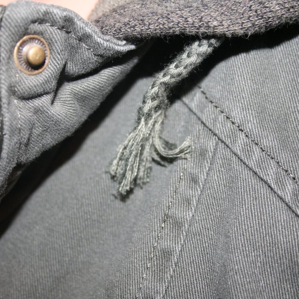 Ashley By 26 International Large Green Hooded Utility Jacket Chest: 42" Military - Picture 3 of 8